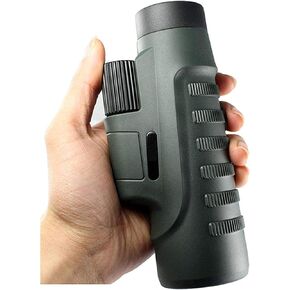 10x42 High Power Life Waterproof BAK4 Prism FMC Lens Monocular Compact with Smartphone Adapter Monocular for Adult Bird Watching, Outdoor, Travel,Monocular Telescope