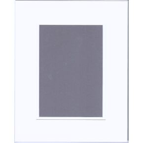 24x36 White and White Double Picture Mats with White Core, for 20x30 Pictures