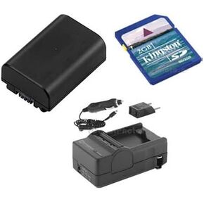 Synergy Digital Camera Accessory Kit, Compatible with Sony Alpha DSLR-A290 Digital Camera - Kit Includes: SDM-109 Charger, KSD2GB Memory Card, SDNPFH50 Battery