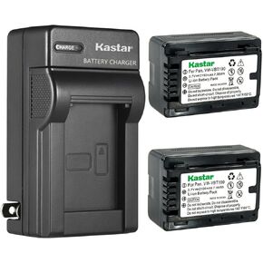 Kastar AC Wall Battery Charger Replacement for Panasonic HC-VX980GK, HC-VX980M, HC-VX981, HC-VX981K, HC-W570M, HC-W570GK, HC-W570MGK, HC-W580, HC-W580K, HC-W580GK, HC-W580MGK Camera