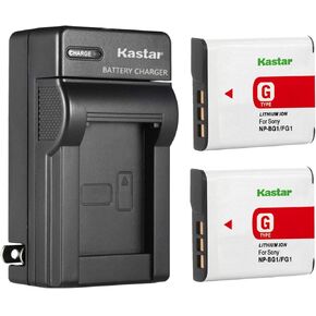Kastar NP-BG1 AC Wall Battery Charger Replacement for Sony Cyber-Shot DSC-T25, Cyber-Shot DSC-T100, Cyber-Shot DSC-W100, Cyber-Shot DSC-W110, Cyber-Shot DSC-W115, Cyber-Shot DSC-W120 Camera