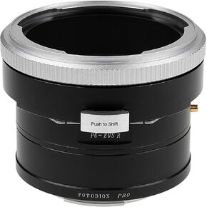 Fotodiox Pro Lens Mount Shift Adapter - متوافق مع Bencon 6 (KIEV 66) عدسة Mount إلى جسم الكاميرا Canon RF Mount Mirrorless
