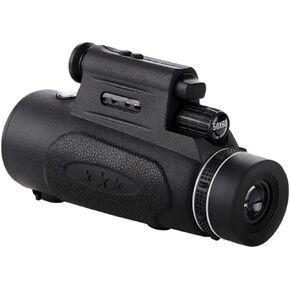 Portable Binoculars High Power 12x42 Monocular Telescope, High HD Monocular Compact with BAK4 Prism Lens Monocular with Smartphone Adapter and Tripod for Bird Watching Theater Concerts