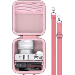Camera Case Compatible with YIGLLO/Zostuic/Duluvulu/VJIANGER/Gavonde 4K Digital Camera for Photography Auto-Focus Vlogging Camera with 3inch 180° Flip Screen(Pink Case)