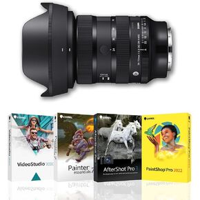 Sigma 24-70mm F2.8 DG DN II Art Lens ، L Mount + Corel Software Bundle 4: OEM Photo و Video و Art Software Suite