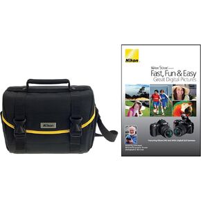 حقيبة ملحقات Nikon DSLR و DVD Starter Kit لـ Nikon D40 و D40X و D60 Digital SLR Cameras