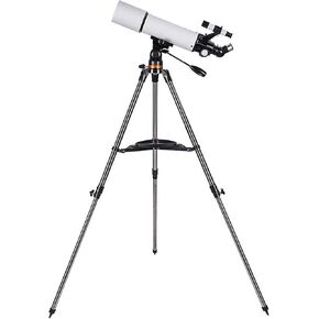 Telescope Portable Refractor Telescope with Smartphone Holder and Height-Adjustable Tripod Reflector Telescope for Beginners Great