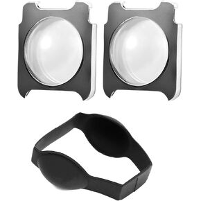 Andoer 2pcs Panoramic Camera Lens Guards Lens Protective Cover Lens Protector Compatible with ONE R/RS Camera