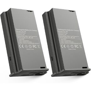 2 Pack Rechargeable Lithium Battery Pack Compatible with Reveal Trail Camera X, X Pro, Pro 3.0, X Gen 2.0 3.0, XB, SK