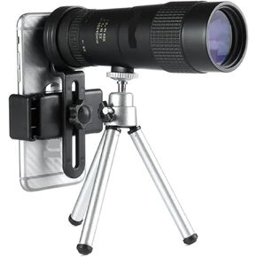 Powerful Monocular Telescope Zoom 8-40X40 Portable Concert HD for Camping Tourism LLL Night Vision Binoculars Long Range(8-40X40 All Parts) (840X40 All Parts)