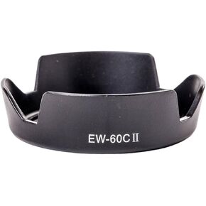 EW-60C II Lens Hood Reversible Camera Lente Accessories for Canon 600D 550D 650D EF-S 18-55mm Lens