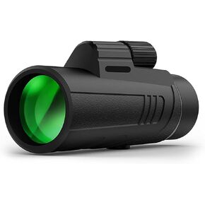 10x42 HD Compact Monocular Telescope for Adults Kids, Portable Clear Lightweight Waterproof Monocular Scope for Bird Watching Hunting Hiking Travel Camping