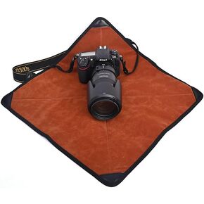19 * 19-Inch Camera Protective Wrap -Coffee color