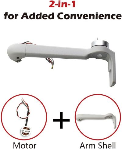 Original Front Right Motor Arm for DJI Mini 4 Pro Accessories Arm with Motor for Mini 4 Pro Drone Replacement Repair Spare Parts - New in Saudi Arabia