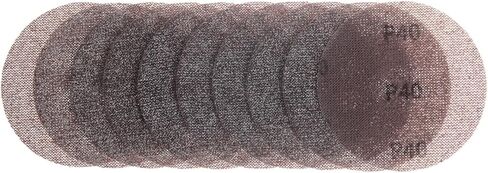 5 Inch Hook and Loop Dust Free Net Sanding Mesh Discs for Drywall Sander Car Wood Drywall Metal Polishing & Grinding Anti-Blocking Sand Abrasive Sheet 10PCs (Grit 40) in Kuwait