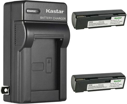 Kastar AC Wall Battery Charger Replacement for Fujifilm NP-100 NP100 FNP100 Batttery, Fujifilm Finepix MX-600X, MX600X, Finepix MX-600Z, MX600Z, Finepix MX-700, MX700, MX600 Zoom Cameras in Saudi Arabia