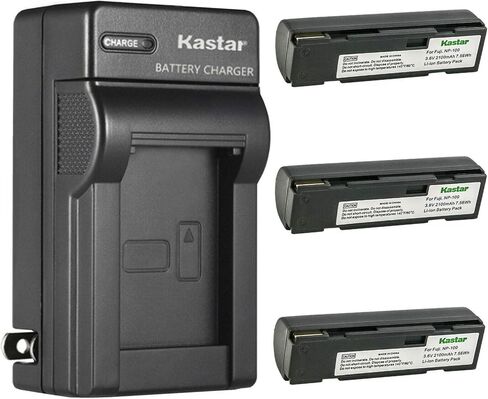 Kastar AC Wall Battery Charger Replacement for Fujifilm NP-100 NP100 FNP100 Batttery, Fujifilm Finepix MX-600X, MX600X, Finepix MX-600Z, MX600Z, Finepix MX-700, MX700, MX600 Zoom Cameras in Saudi Arabia