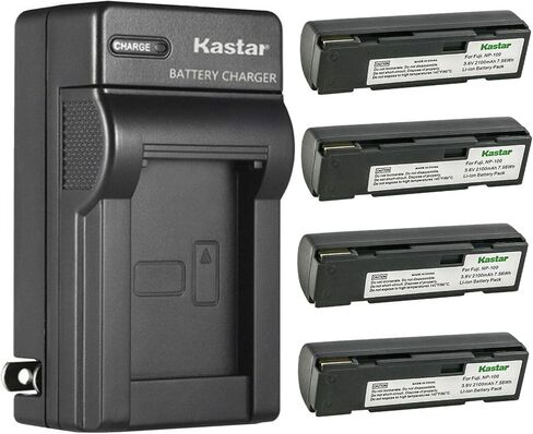 Kastar AC Wall Battery Charger Replacement for Fujifilm NP-100 NP100 FNP100 Batttery, Fujifilm Finepix MX-600X, MX600X, Finepix MX-600Z, MX600Z, Finepix MX-700, MX700, MX600 Zoom Cameras in Saudi Arabia