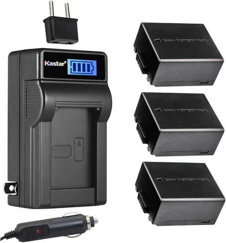 Kastar DMW-BLB13 LCD AC Battery Charger Compatible with Panasonic DMW-BLB13E DMW-BLB13GK DMW-BLB13PP Battery, Panasonic DE-A49 DE-A49A DE-A49B DE-A49C Charger, Lumix DMC-G1 G2 G10 GF1 GH1 in Saudi Arabia