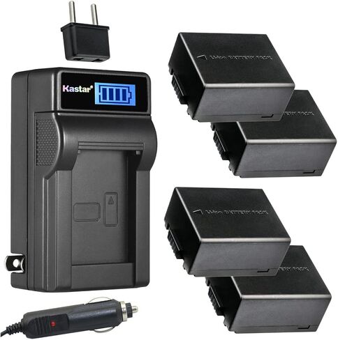 Kastar DMW-BLB13 LCD AC Battery Charger Compatible with Panasonic DMW-BLB13E DMW-BLB13GK DMW-BLB13PP Battery, Panasonic DE-A49 DE-A49A DE-A49B DE-A49C Charger, Lumix DMC-G1 G2 G10 GF1 GH1 in Saudi Arabia