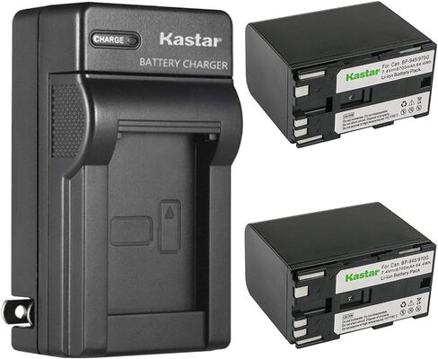 Kastar 1-Pack Battery and AC Wall Charger Replacement for Canon XF300, XF305, XH-G1 HDV, XH-G1S, XH-G1S HD, XL-H1A, XL-H1S, XL-H1S HD Camera, Canon BP-970 BP-970G BP-975 Battery in Kuwait