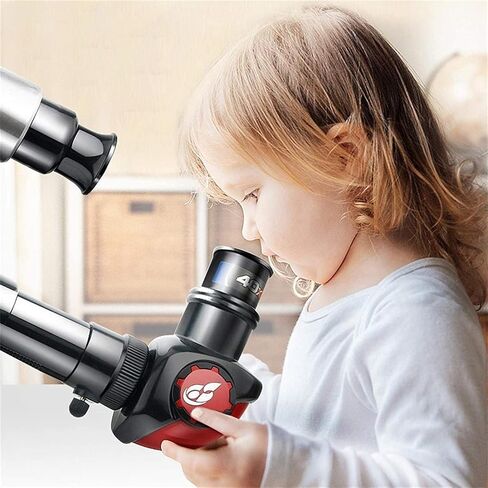 Astronomical Telescope 50mm Aperture & 600mm Focal Length Outdoor Monocular Space Telescope with Tripod & Finder Scope Ideal for Kids and Beginne (White) in Saudi Arabia
