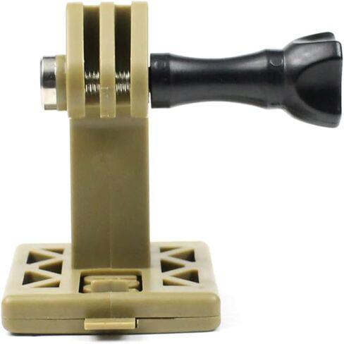 BGNing Helmet Mount Quick Connect Adapter, Compatible with Hero Sports Camera Helmet Mount Adapters (Mud Color) in Saudi Arabia