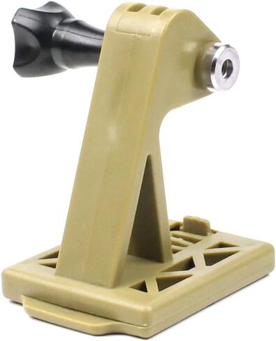BGNing Helmet Mount Quick Connect Adapter, Compatible with Hero Sports Camera Helmet Mount Adapters (Mud Color) in Saudi Arabia