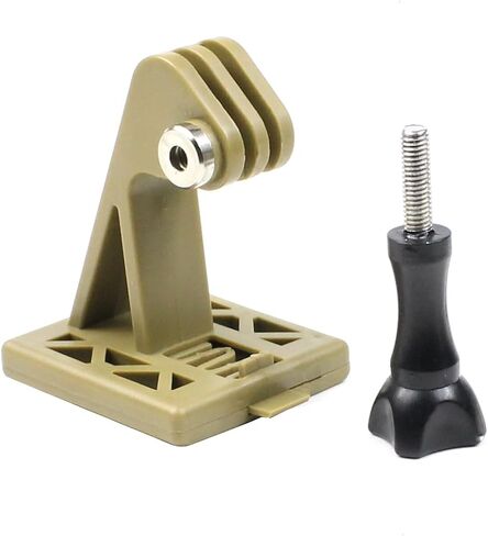 BGNing Helmet Mount Quick Connect Adapter, Compatible with Hero Sports Camera Helmet Mount Adapters (Mud Color) in Saudi Arabia