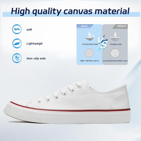 أحذية Rosyclo Canvas للنساء والرجال ، وأحذية قماشية منخفضة من القماش. in Kuwait