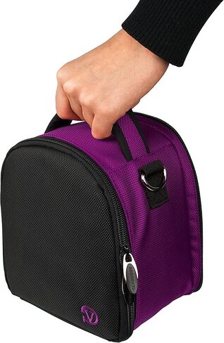 VanGoddy Laurel Plum Purple Carrying Case Bag for Nikon Z50 Z7 Z6, D DL Series, Compact, D-SLR, Mirrorless Cameras in Saudi Arabia