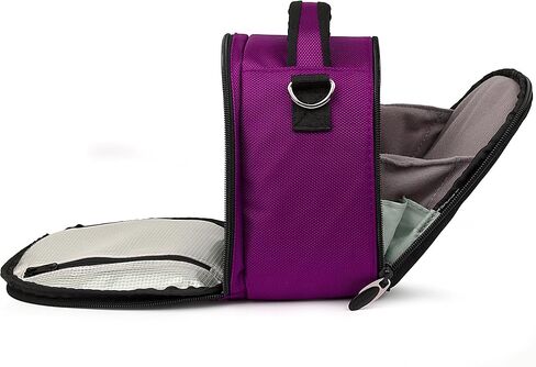 VanGoddy Laurel Plum Purple Carrying Case Bag for Nikon Z50 Z7 Z6, D DL Series, Compact, D-SLR, Mirrorless Cameras in Saudi Arabia