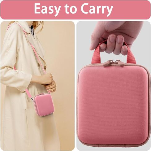 Camera Case Compatible with YIGLLO/Zostuic/Duluvulu/VJIANGER/Gavonde 4K Digital Camera for Photography Auto-Focus Vlogging Camera with 3inch 180° Flip Screen(Pink Case) in Saudi Arabia