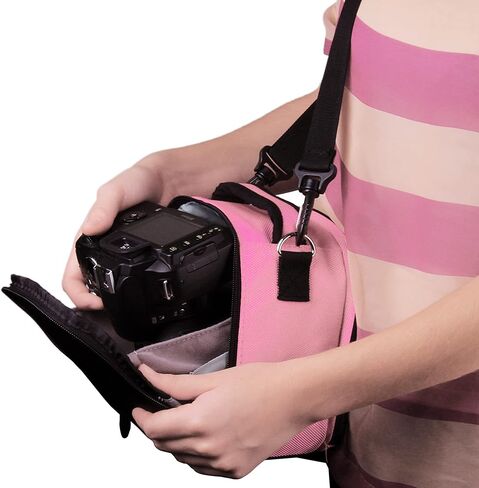 VanGoddy Laurel Plum Purple Carrying Case Bag for Nikon Z50 Z7 Z6, D DL Series, Compact, D-SLR, Mirrorless Cameras in Kuwait