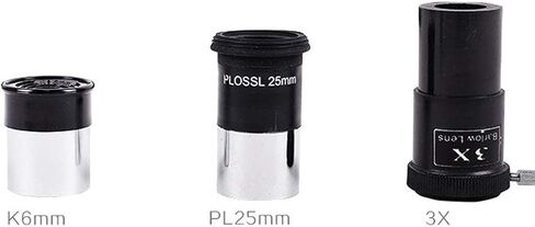 Super Binoculars Kids Telescope for Adults Astronomy Beginners 60mm Aperture 500mm Mount Astronomical Refracting Telescope 1.5X Erecting Eyepiece 3X Barlow Lens in Kuwait