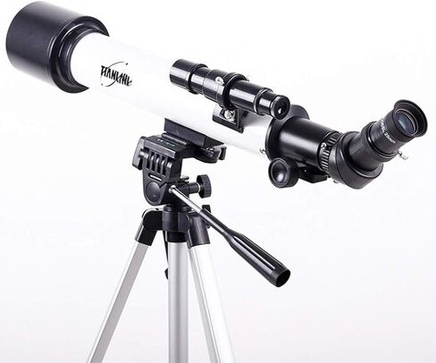 Super Binoculars Kids Telescope for Adults Astronomy Beginners 60mm Aperture 500mm Mount Astronomical Refracting Telescope 1.5X Erecting Eyepiece 3X Barlow Lens in Kuwait
