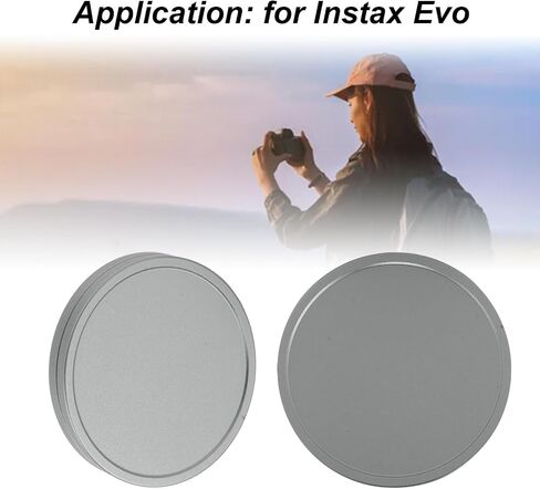 Gugxiom عدسة واقية لكاميرا Instax Mini Evo الفورية ، غطاء عدسة سبيكة الألومنيوم ، وملحقات الكاميرا الفورية لـ Mini Evo (Violet) in Kuwait