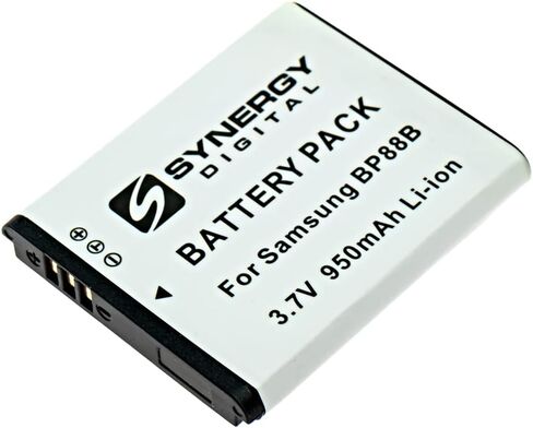 بطاريات الكاميرا الرقمية الرقمية التآزر ، متوافقة مع بطاريات الكاميرا الرقمية Samsung BP-88B ، BP88B (LI-ION ، 3.7 فولت ، 950 مللي أمبير) ، مجموعة من 2 in Kuwait
