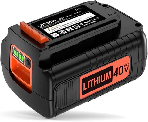 20 Volt MAX 2.0AH Battery Compatible with Black and Decker 20v Lithium Battery lbxr20 lbxr2020 LBXR2520 LB2X4020，Compatible with All Black and Decker 20V Power+ Tools LDX120C LST300 in Saudi Arabia