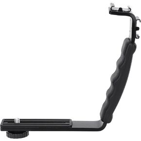 L Shaped Handheld Stabilizer Bracket with Cold Shoe Interface for OM 4/Osmo Mobile 2 3 Fixing Tool Allows You to Attach Accessories Such Light or
