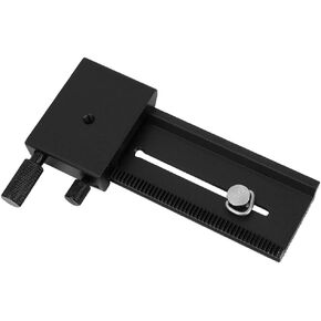 6.3x3.7inch Macro Rail, LP-01 Aluminium Alloy Macro Long Focusing Close Up Quick Rlease Plate Slide Rail for Macro Shooting, Or Film Negatives