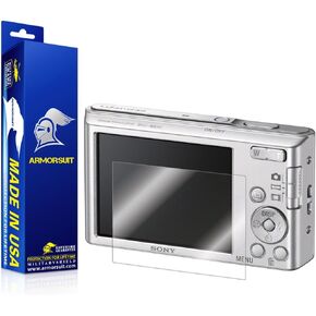 ArmorSuit Sony DSC-W830 Camera Screen Protector Full Coverage MilitaryShield Screen Protector for Sony DSC-W830 - HD Clear Anti-Bubble Film
