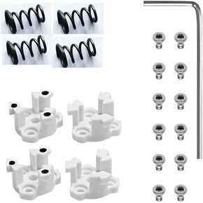 D Phantom 4 Pro/Adv/V2.0 Quick Release Propeller Mounting Plates Compatible with D Phantom 4 Pro/Adv/V2.0 Set of 2 CCW and 2 CW with Screws Rings Spare Part