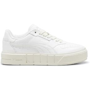 PUMA Womens Cali Court Club 48 Lace Up Sneakers Shoes Casual - White - Size 7.5 M