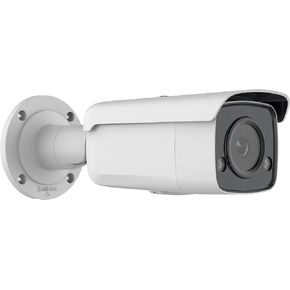 8MP Full Time Color PoE IP Camera, ONVIF, Compatible with Hikvision DS-2CD2087G2-L, 24/7 Color Night View, H.265+, Outdoor Bullet, Network Security, Built-in Microphone and SD Card, 2.8mm Lens