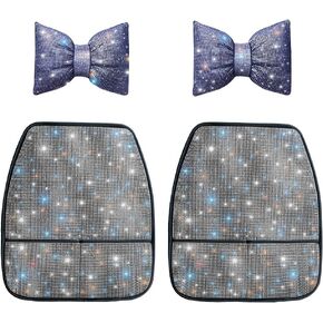 2 Car Seat Back Kick Protectors and 2 Car Pillows