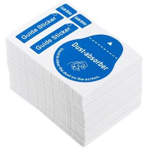 200Pcs Phone Screen Dust Stickers Screen Cleaning Pads for Phones Tablets and Laptops Dust Absorbers for Electronic Screens
