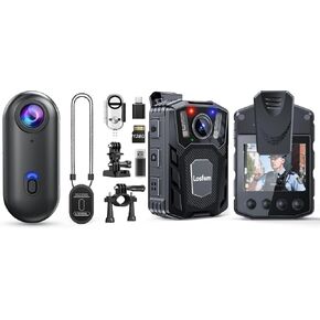 Z10 2K Action Camera, 128GB Wearable Sports Camera with Waterproof Case and Video Body Camera with Audio: WD1 2100mAh Battery with 10Hrs Recording, Affordable Body Camera with Night Vision
