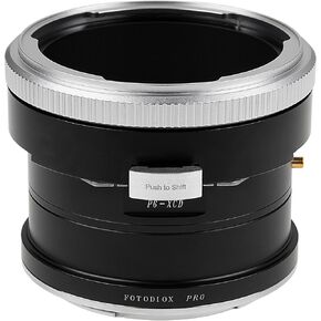 Fotodiox Pro Lens Mount Shift Adapter - Compatible with Pentacon 6 (Kiev 66) Mount Lens to Hasselblad X-System (XCD) Mount Mirrorless Camera Body
