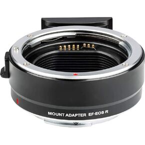 Lens Mount Adapter EF-EOS R Auto-Focus Electronic Converter Compatible with Canon EF/EF-S Lens to EOS RP R R5 R6 Camera